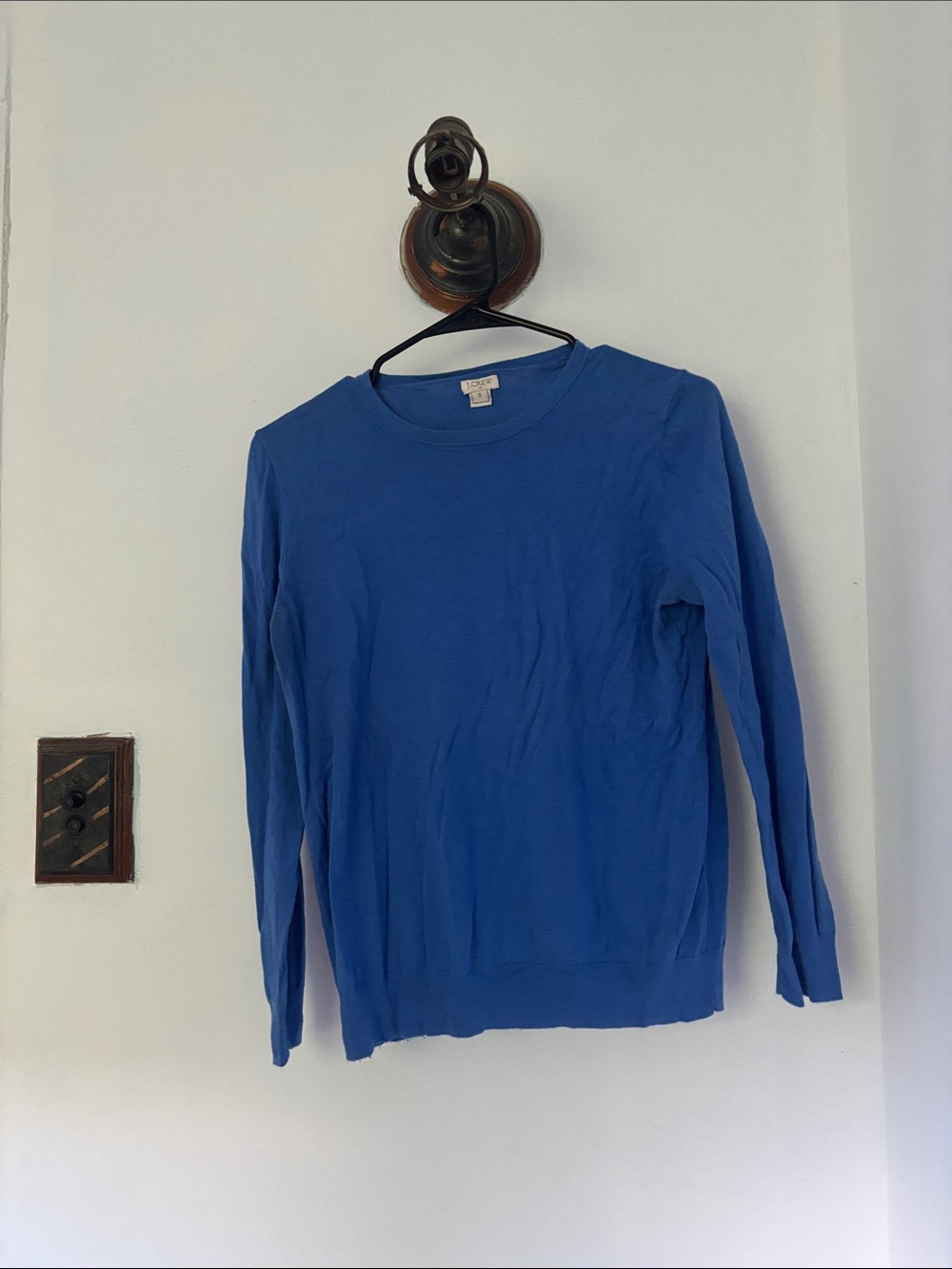 J. Crew Men's Royal Blue Crewneck Sweater